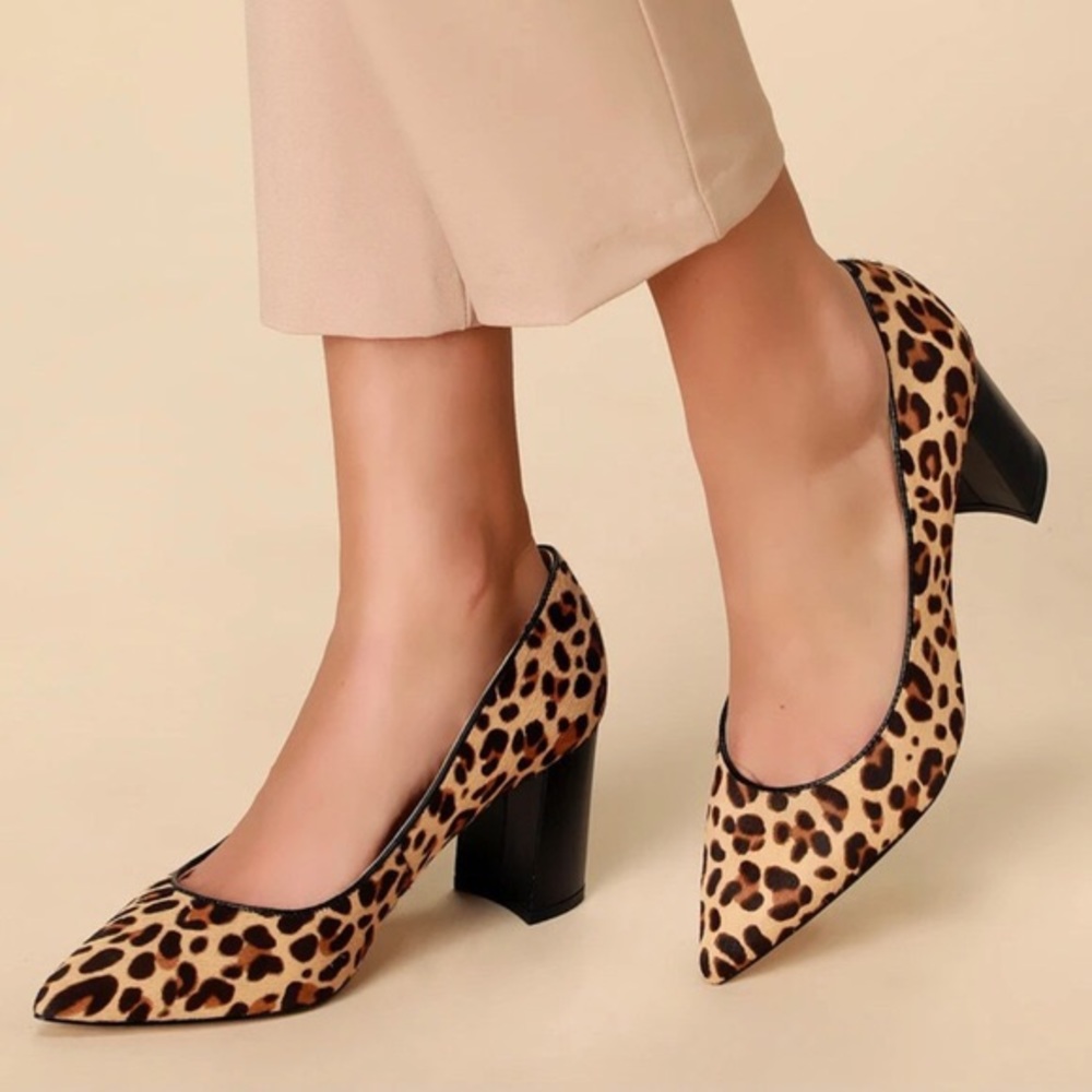 Marc Fisher Leopard Print Pumps - Size 7